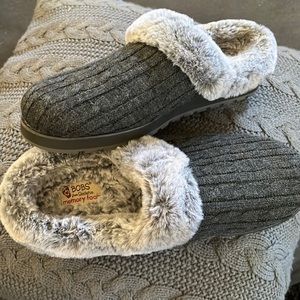 BOBS from Skechers Women's Charcoal Keepsakes Ice Angel Slipper Shoe